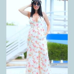 Zara NWoT Sz_XS Floral Long Dress